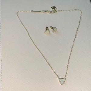 Kendra Scott necklace + earrings